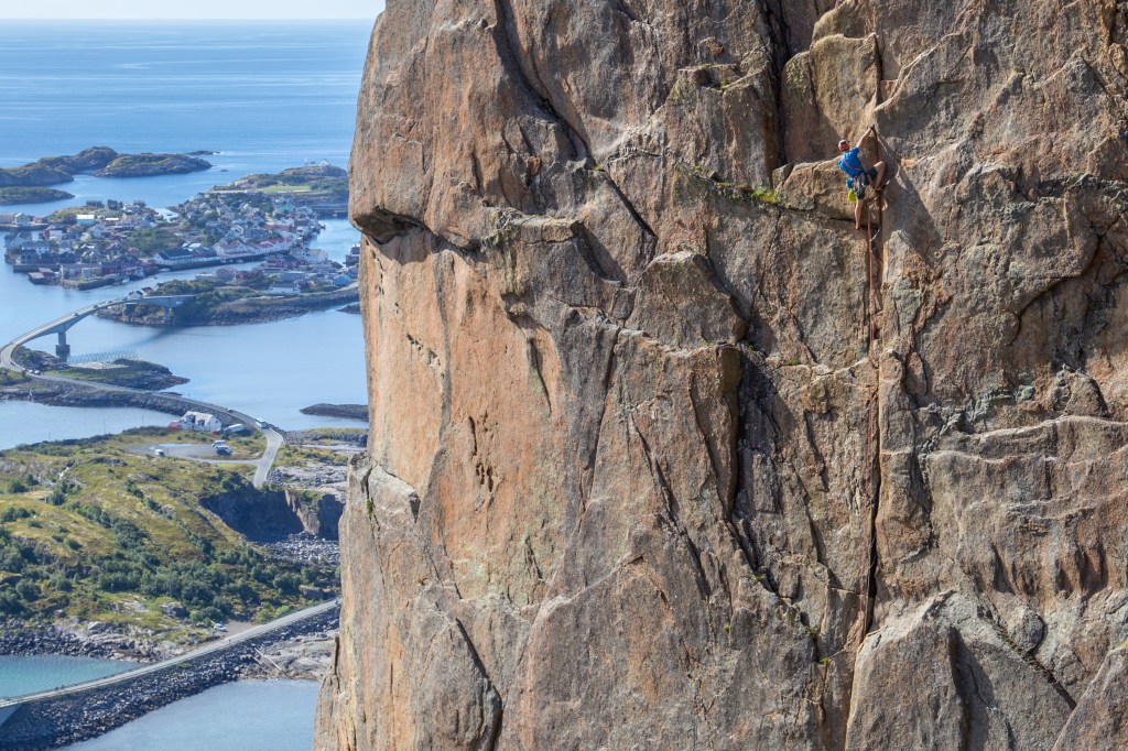 Climbing in the Lofoten Islands